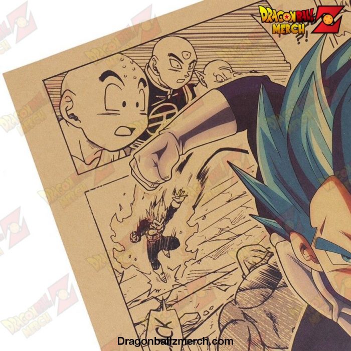 Vegeta DBZ Cartoon Poster