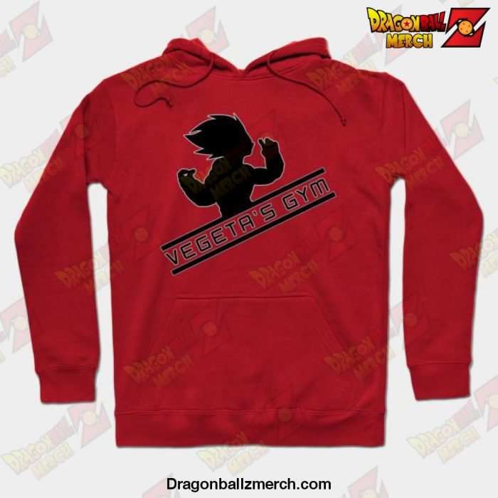 Vegeta Gym Hoodie Red / S