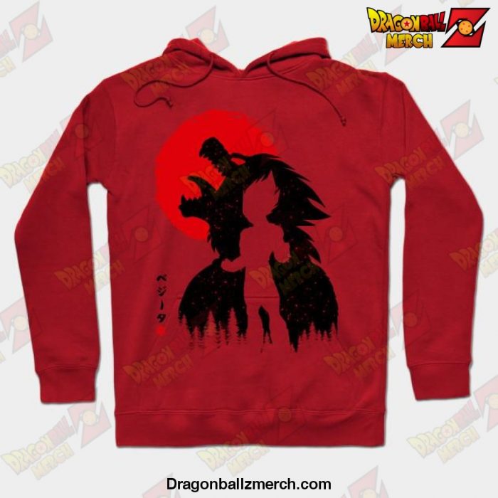 Vegeta Prince Beast Rising Hoodie Red / S