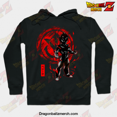 Vegeta Prince Of The Fallen Saiyan Hoodie Black / S