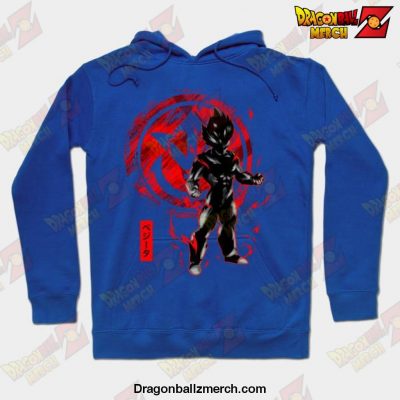 Vegeta Prince Of The Fallen Saiyan Hoodie Blue / S