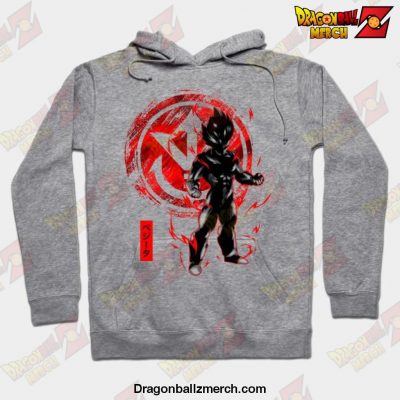 Vegeta Prince Of The Fallen Saiyan Hoodie Gray / S