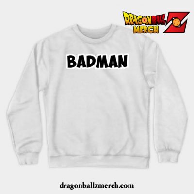 Badman Vegeta (Back) Crewneck Sweatshirt White / S