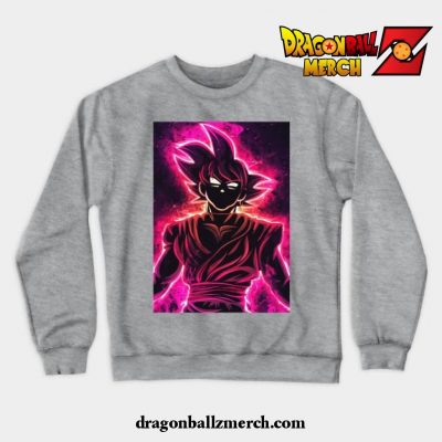 Black Goku Crewneck Sweatshirt Gray / S