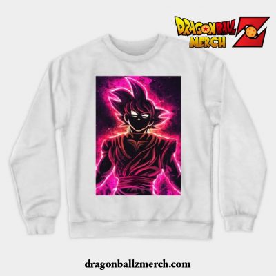 Black Goku Crewneck Sweatshirt White / S