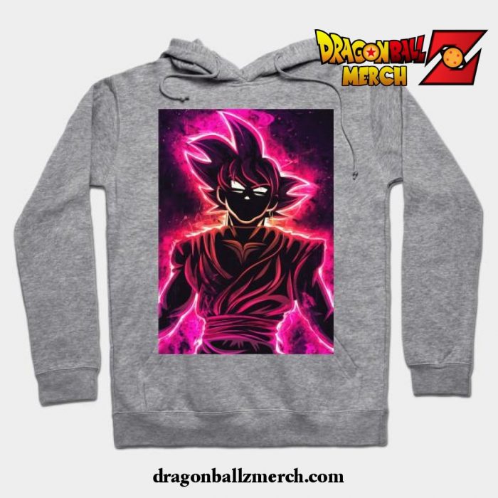 Black Goku Hoodie Gray / S