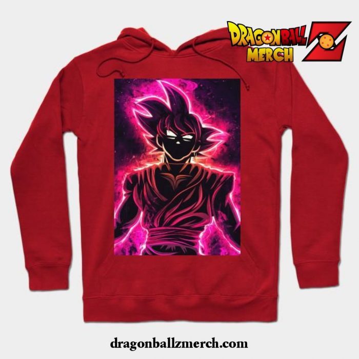 Black Goku Hoodie Red / S