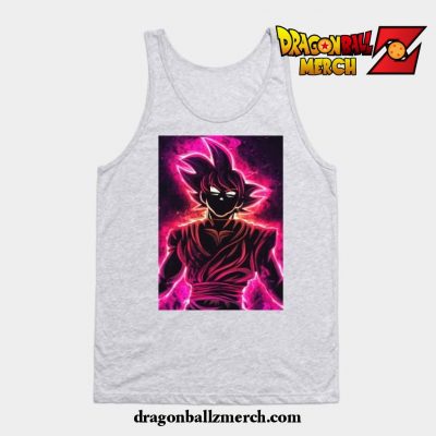 Black Goku Tank Top Gray / S