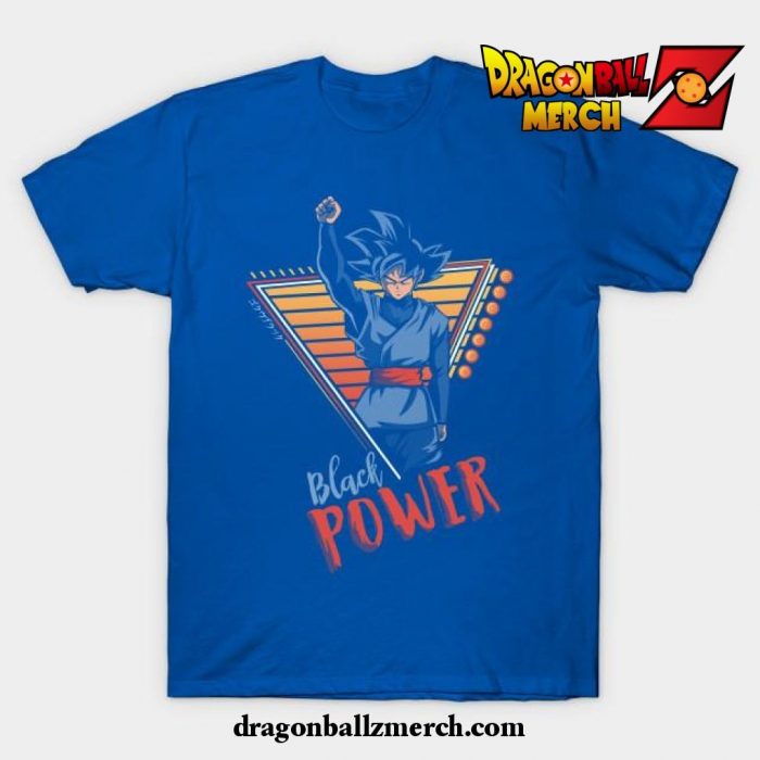 Black Power T-Shirt Blue / S