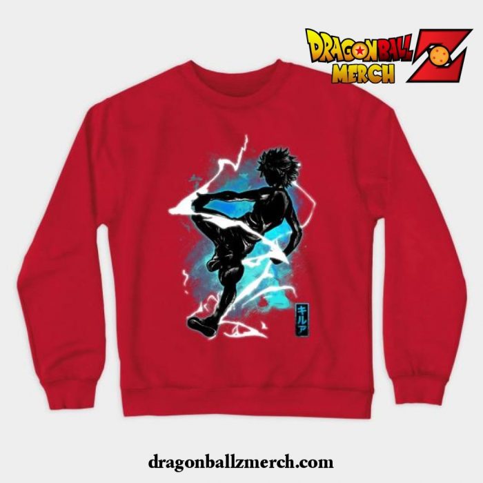 Cosmic Assassin Crewneck Sweatshirt Red / S