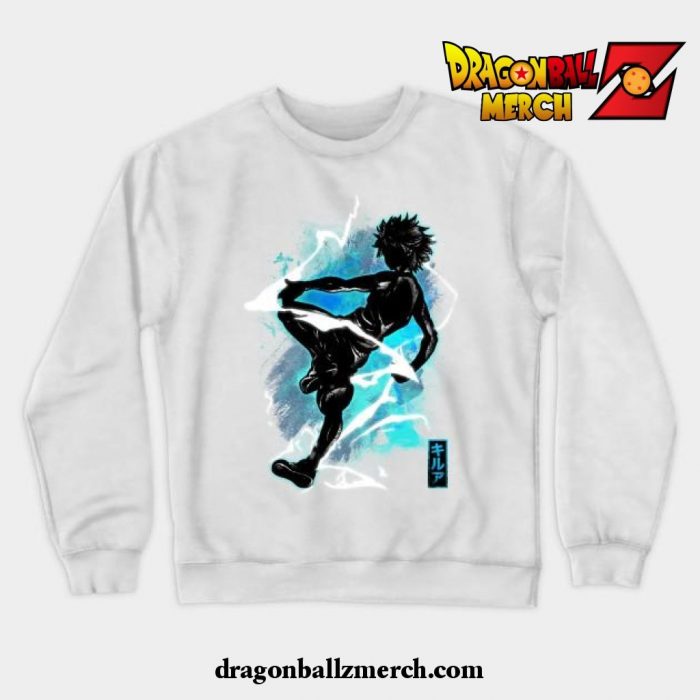 Cosmic Assassin Crewneck Sweatshirt White / S