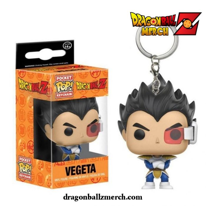 Cute Dragon Ball Z Vegeta Pop Keychain