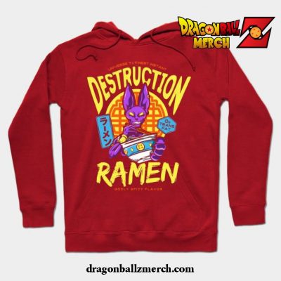 Destruction Ramen Hoodie Red / S