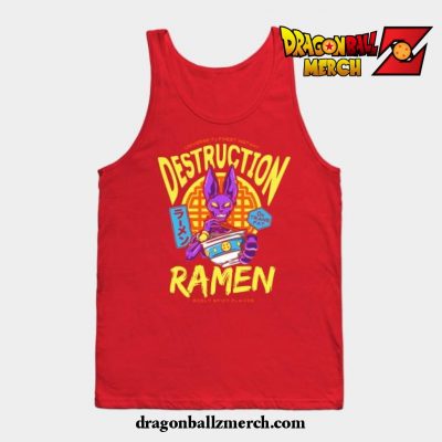 Destruction Ramen Tank Top Red / S