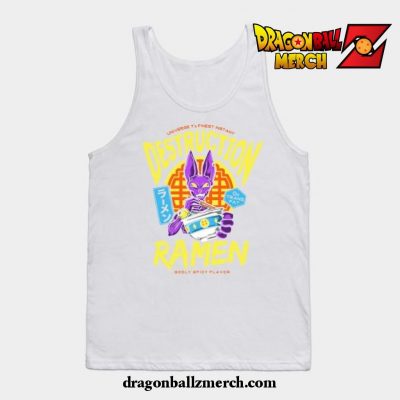 Destruction Ramen Tank Top White / S