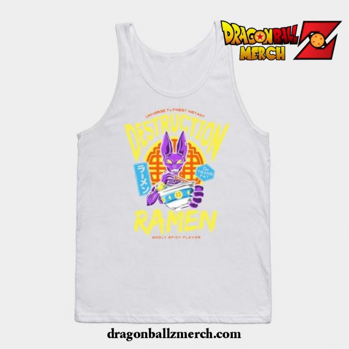 Destruction Ramen Tank Top White / S