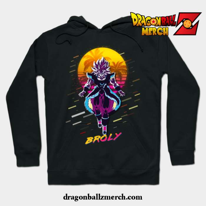 Dragon Ball Super Broly Vintage V1 Hoodie Black / S