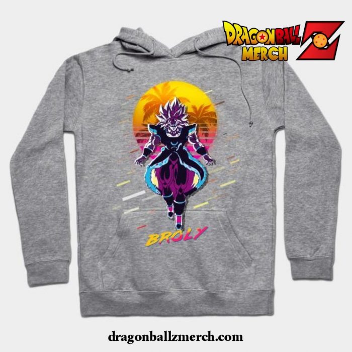 Dragon Ball Super Broly Vintage V1 Hoodie Gray / S