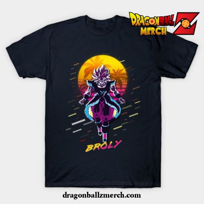 Dragon Ball Super Broly Vintage V1 T-Shirt Navy Blue / S