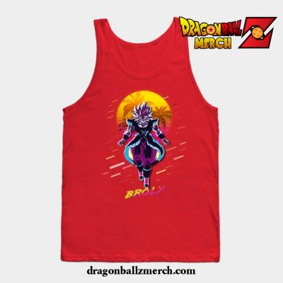 Dragon Ball Super Broly Vintage V1 Tank Top Red / S