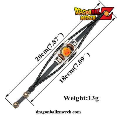 Dragon Ball Z 1-7 Star Leather Bracelet