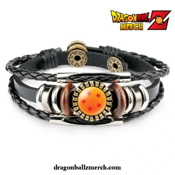 Dragon Ball Z 1-7 Star Leather Bracelet 5