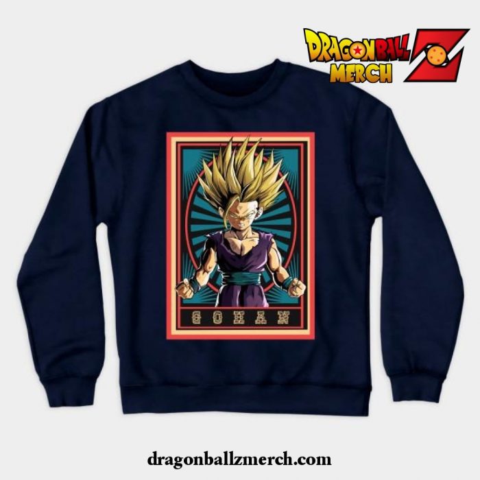 Dragon Ball Z - Gohan Crewneck Sweatshirt Navy Blue / S