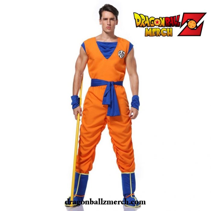 Dragon Ball Z Son Gokus Training Suit Set Adult Cosplay Costume