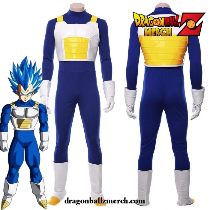 Dragon Ball Z Vegeta Jumpsuit Cosplay Costume Outfit