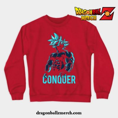 Dragon_Ballz Crewneck Sweatshirt Red / S