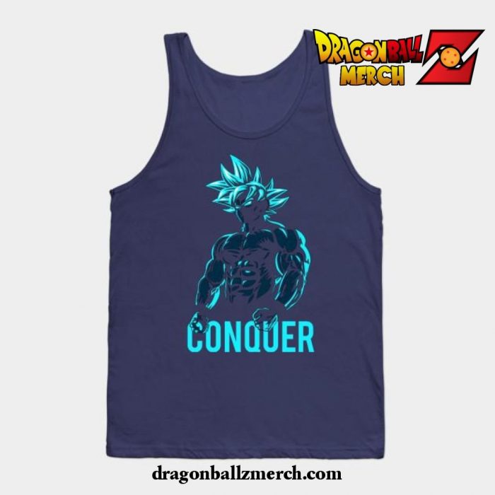 Dragon_Ballz Tank Top Navy Blue / S