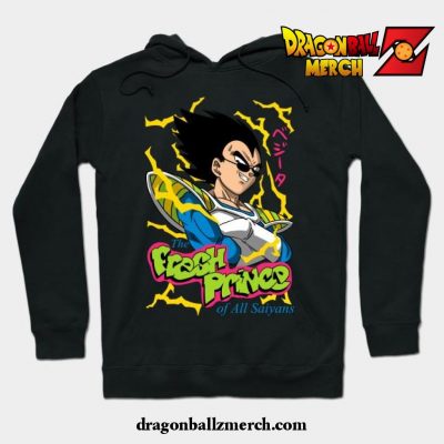 Fresh Prince Of All Saiyans Hoodie Black / S