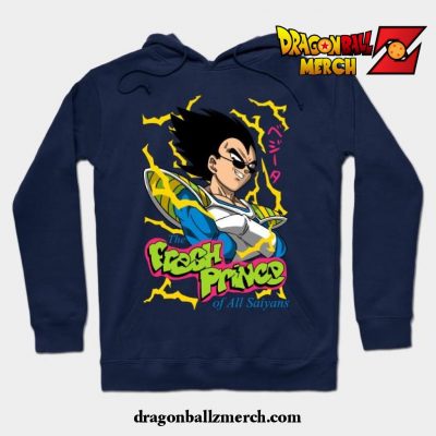 Fresh Prince Of All Saiyans Hoodie Navy Blue / S