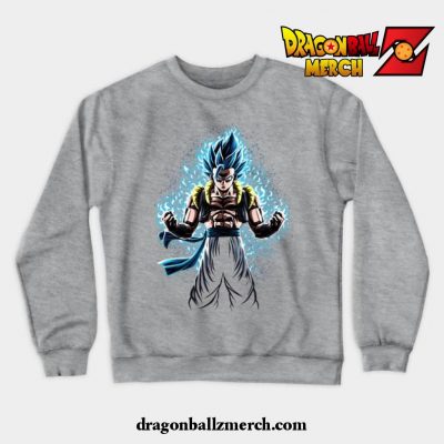 Fusion Blue Fire Crewneck Sweatshirt Gray / S