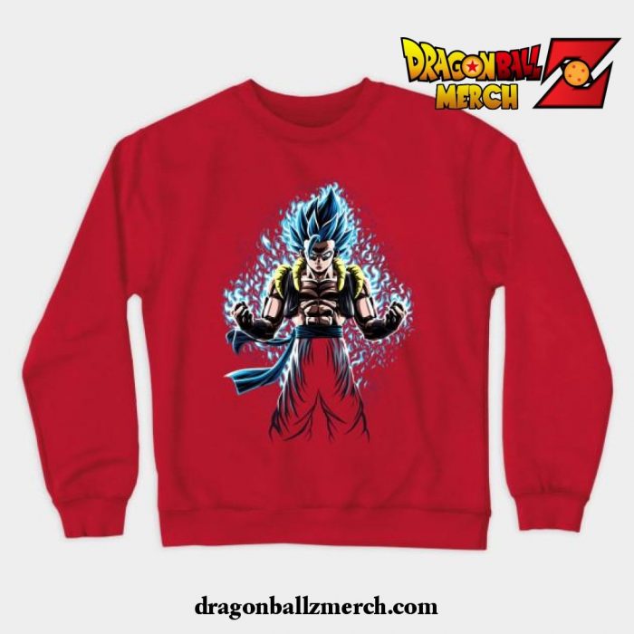 Fusion Blue Fire Crewneck Sweatshirt Red / S