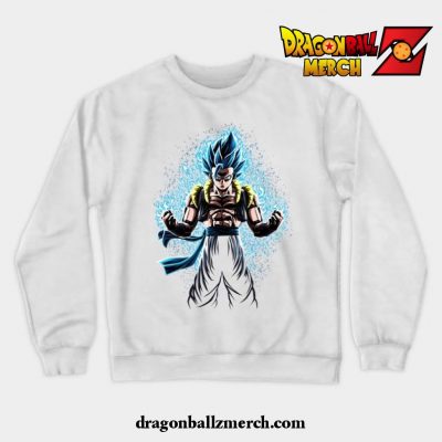 Fusion Blue Fire Crewneck Sweatshirt White / S