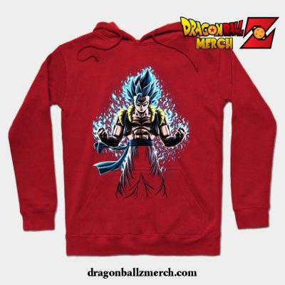 Fusion Blue Fire Hoodie Red / S