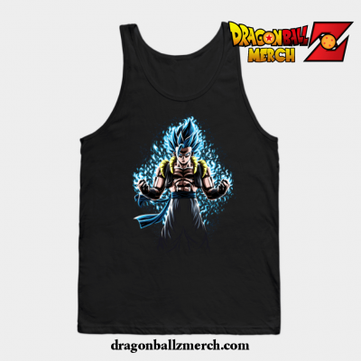 Fusion Blue Fire Tank Top Black / S