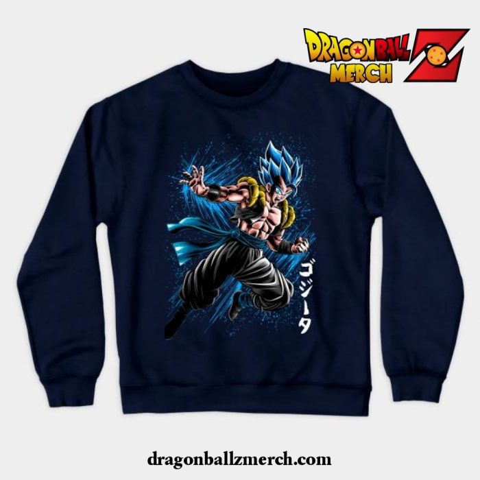 Fusion Ink Attack Crewneck Sweatshirt Navy Blue / S