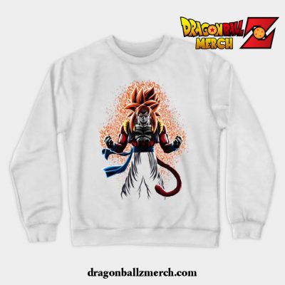 Fusion Ssj4 Crewneck Sweatshirt White / S