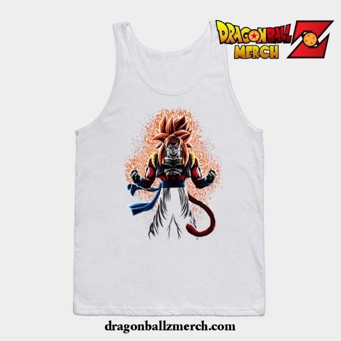 Fusion Ssj4 Tank Top White / S