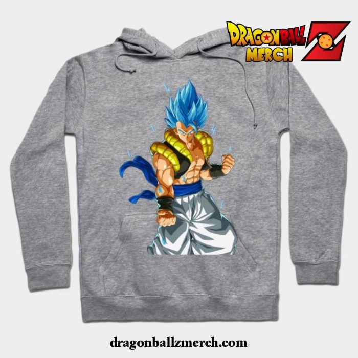 Gogeta Blue Hoodie Gray / S