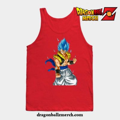 Gogeta Blue Tank Top Red / S