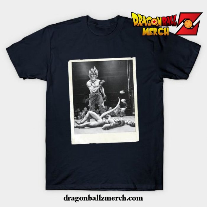 Goku V Frieza - Ali Edition T-Shirt Navy Blue / S