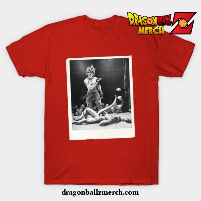 Goku V Frieza - Ali Edition T-Shirt Red / S