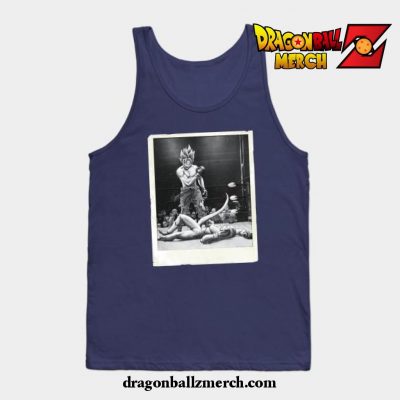 Goku V Frieza - Ali Edition Tank Top Navy Blue / S