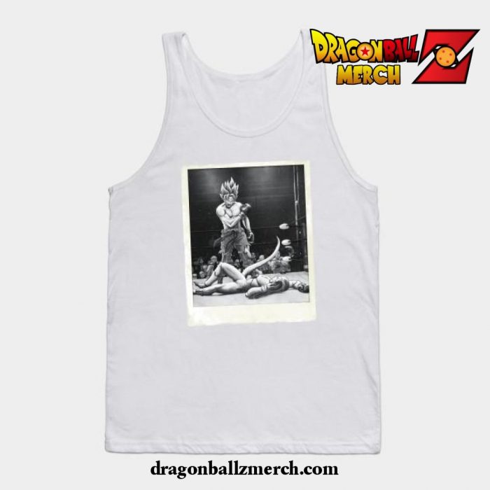 Goku V Frieza - Ali Edition Tank Top White / S