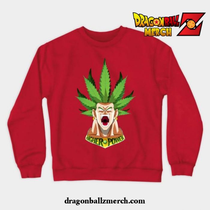 Higher Power Crewneck Sweatshirt Red / S