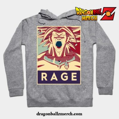 Legendary Super Saiyan Broly Hoodie Gray / S