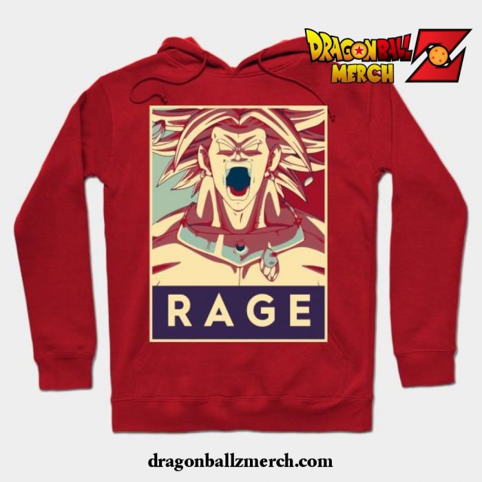 Legendary Super Saiyan Broly Hoodie Red / S